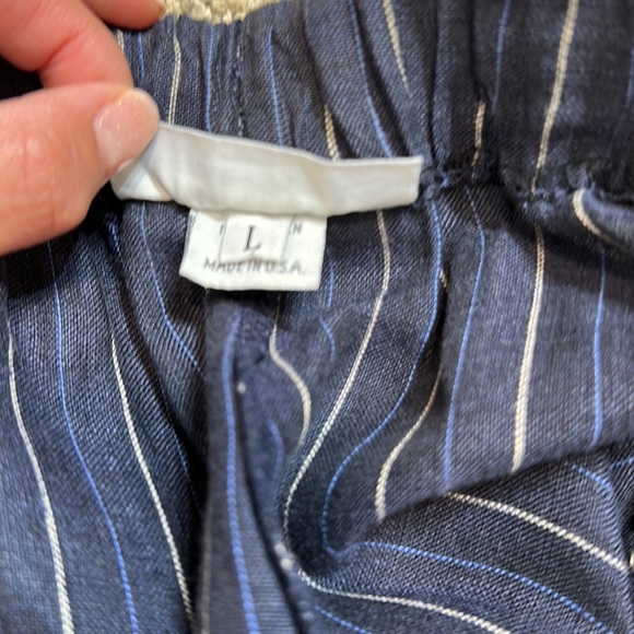 Bryn Walker Linen Oversize LAGENLOOK Wide Leg 2 Piece Set Women's Size M/L - Picture 15 of 16